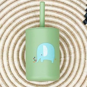 MINI Toddler Cup with Straw / Food Grade Mini Silicone Training Cup for Baby